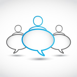 speak bubble leader - seo social media